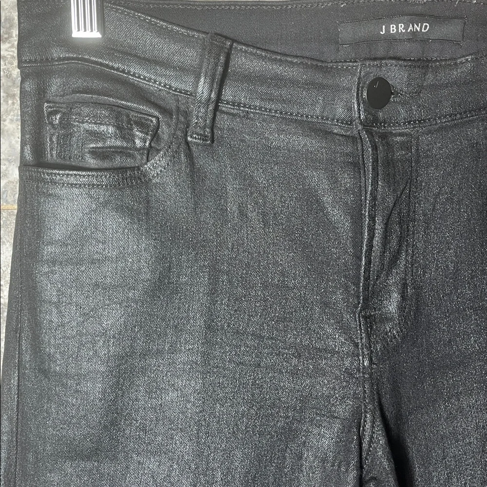 J Brand “Selena” Mid-Rise Cropped Bootcut – Size 29 — Galactic Black - Picture 6 of 10